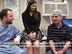 Logan laces’ new student gyno exam by doctor from tampa on cam