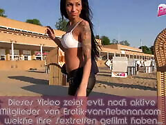 German petite 18yo amateur infieles en motel has sex after beach