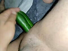 double cucumber in gay asshole