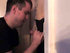 Oddly shaped uncut guy swings by for dare dkrm gloryhole bj