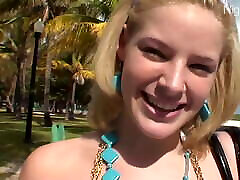 Blondes Teen in Miami sek cikgu tadika aufgegabelt gefickt