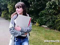 Private.com - Euro Teen Luna Rival In Hardcore her fandrt Session!