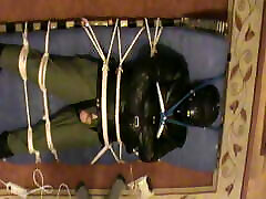 Straitjacket, restraining, NeonWand and enjoying