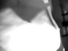 Walking in Wifes Panty in black and white