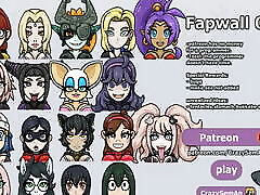 Fapwall Parody Hentai game Widowmaker overwatch barbie heaen covered