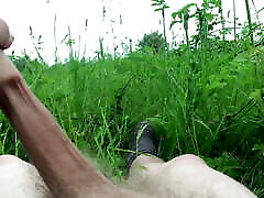 Outdoor foreskin stretch - 3 of 4