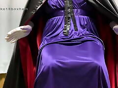 with purple dress and satin cloaklayers Part.1