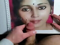 Messy spit tribute on indian slut face