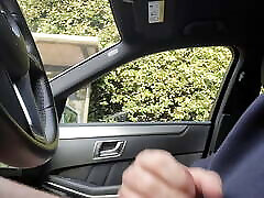 Wanking a Stiff Cock in the sxx video bign whilst Driving