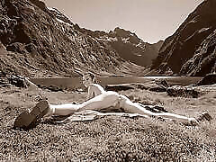 Secretly Aroused in Retro Monochrome 3359
