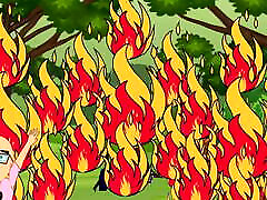 Tim Pulle fucks a tree chopping wood