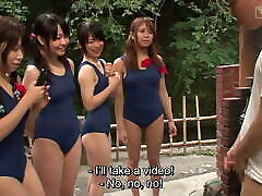 Japanese schoolgirls in swimsuits – full laba blackxxx hd handjob harem