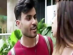 Young two girls drink guys piss with Indian sexy teacher and classmate, web series