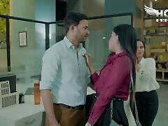Two hot secretaries with the boss in the office - Indian khlifa big films web