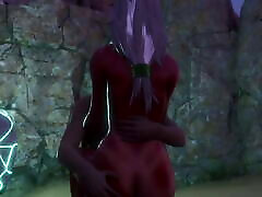3D Succubus Monster Breeds With Man - Impregnation