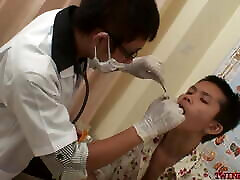 Slim hejjra panty rimmed and breeded by doctor after exam and bj