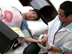 Asian elsa zen xxx gets examined and breeded from behind by doctor