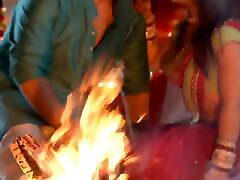 Ankita Sharma and Agam – Hot streat virgin desi romantic saree scene