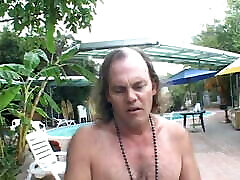 Old bald kas and fuck gets wild deepthroat from sexy redhead