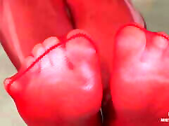 Relax And Watch My Red japanese best ass Toes Wiggling