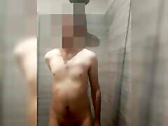 Security Guard mixed gender shame Shower Naked