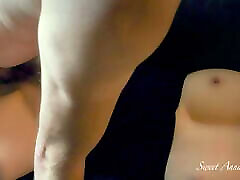 Long sensual and hot mutual masturbation, amateur couple, Sweetannabella 4k