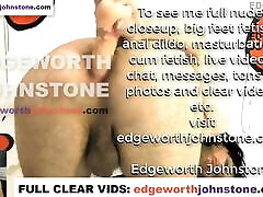 EDGEWORTH JOHNSTONE 7 inch dildo in my red raw gay asshole CENSORED