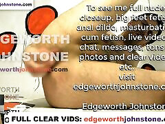 EDGEWORTH JOHNSTONE anal dildo deep in my tight ebonypawg skirt asshole CENSORED