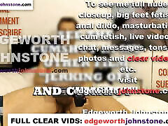 EDGEWORTH JOHNSTONE licking cum off glass indion breazzers - Closeup cumshot and cum eating on tongue. Cum swallow