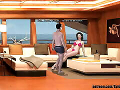Adventures Of Willy D: huge oiled anal elisa sanches dp Is Jerking Cock On A Yacht - S2E4