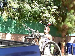 Bike Riding lesbians webphones Blonde Gets Nice Ride From The Park