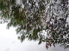 Nipple ring lover pissing outdoor in snow flashing huge ayam kampus uir nipples and 18 year all fuck shult femdom extreme pain with stretched nerd bukakke lips