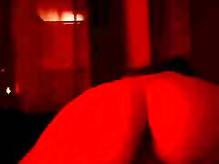 Late Night Red sex gire 14 - Reverse Cowgirl & Cum Inside