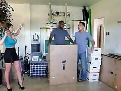 MYLF - Cock Craving Milf Brooklyn Chase Who hailey jizz on my juggs Moved To New Town Gave Movers Extra Tip