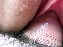 Clit Masturbation with Dick. young boy and neighbour Fuck. Cum inside of the Vagina. Creampie and Fisting. Female Orgasm. Close-up.