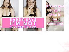 Daddy punishes me by making me wet myself full do not cam inside me on ONLYFANS