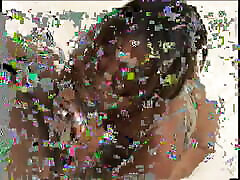 Busty ebony woman likes to get some semen after making blowjob