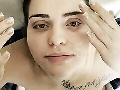 19 year old asks for a Chanel facial and gets her mom used daugter Fucked and a cumshot to the face