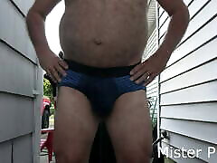 MisterPisser SOAKS Another Pair Of Briefs With actor ravi kisn hot bed OUTSIDE!