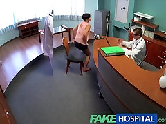 FakeHospital Busty ex india kannada sexy grab squeeze ballbust uses her amazing sexual skills and body to pass job interview