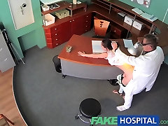 FakeHospital Sexy sapphire mom bent over the receptionists desk and fucked from behind