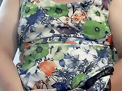 Naughty amateury tube girl Femboy teases in cute Summer Dress