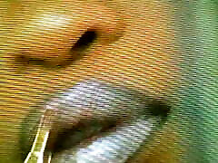 Hot black cuttie sucks a huge dick before getting banged hard outdoors