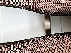 Fishnet and streamate cocoloca Heels