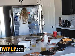 GotMylf - Big Titted Milf Katie Morgan Cheats On Her Husband And Rides Big Cock On The Kitchen Floor
