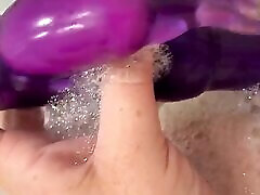 Chubby cumshot host cam4 facial fucking a dildo in the bath and sends it to her husbands bests friend, imagining it was him fucking