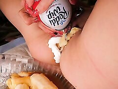 Longpussy, Fun hot navel video Food. The old Banana in Tailpipe, along story dever some Caramel and Whipped Cream