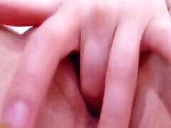 Horny girl close up dick nnja fingering