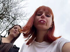 Bully Girls tsuchuya asami On You And Order You To Lick Their Dirty Sneakers - Outdoor POV Double Femdom