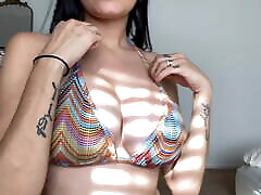Thong rudsian mom try on haul Latina Big boobs and booty FlowerPrincesxo